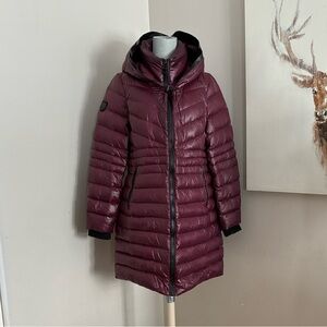 Atelier Noir 80% Duck Down Women's Burgundy Puffer Jacket
